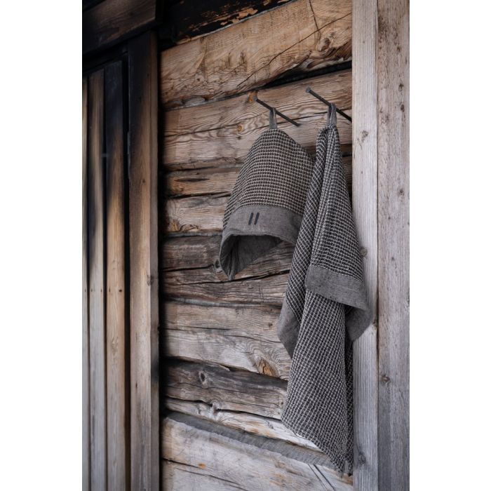 Kenno Handdoek - Bruin - 50x70 cm