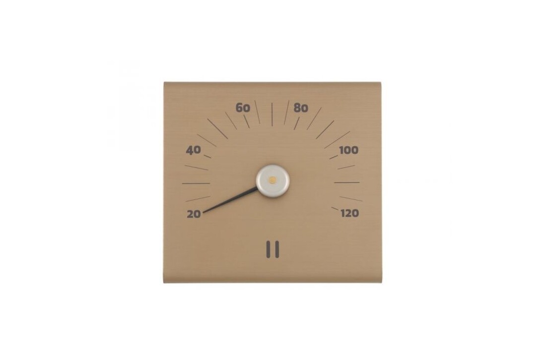 Rento Aluminium Sauna Thermometer Champagne