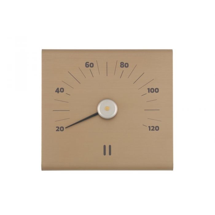 Rento Aluminium Sauna Thermometer Champagne