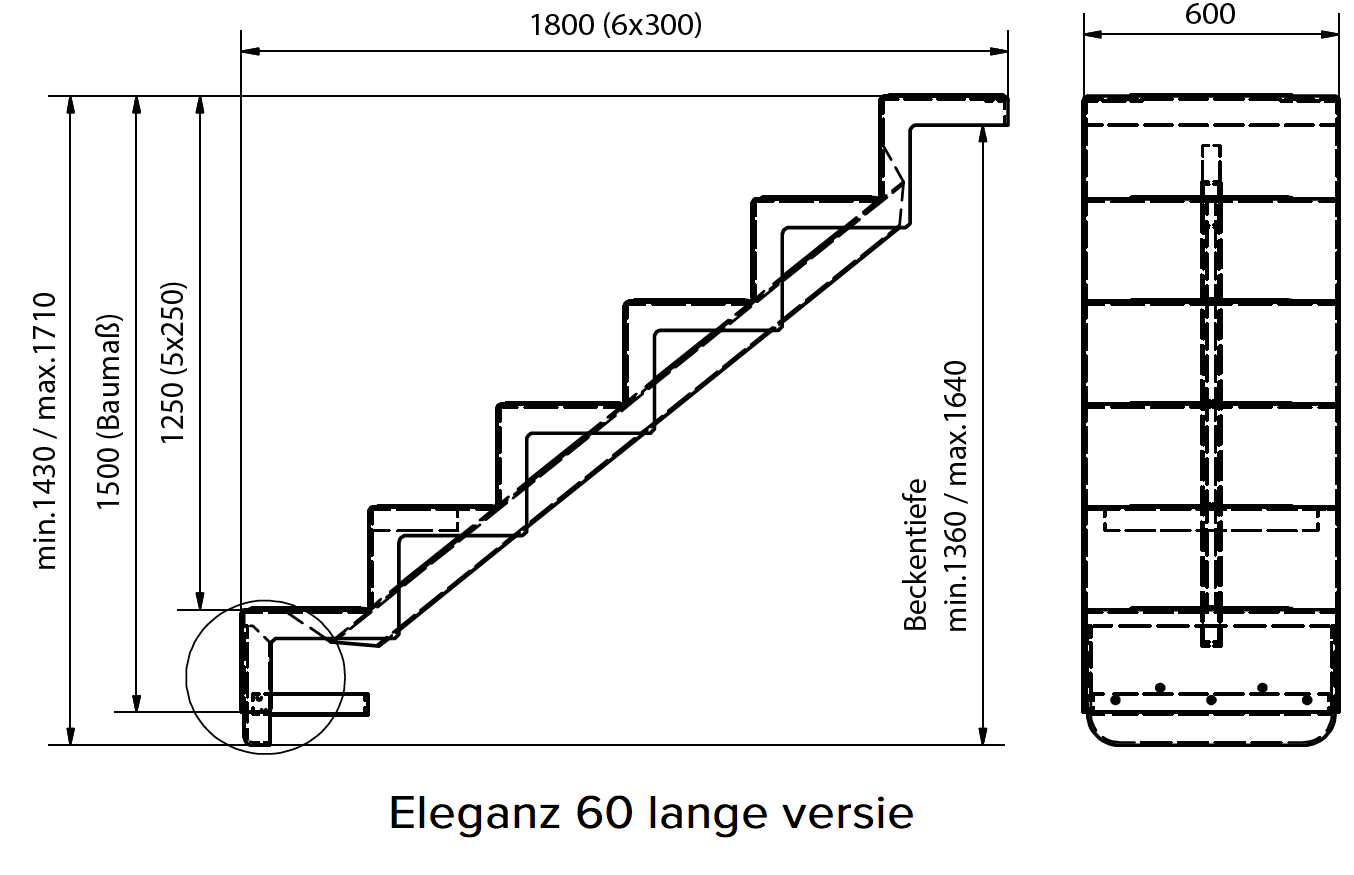 REKU Eleganz 60 trap
