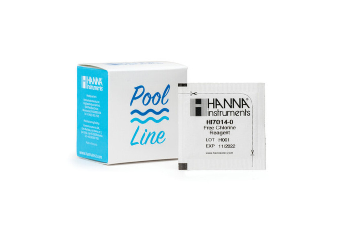 Pool Line Reagentia voor vrij chloor LR, 0,00 tot 2,50 mg/l