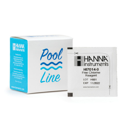 Pool Line Reagentia voor vrij chloor LR, 0,00 tot 2,50 mg/l