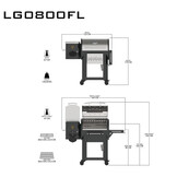 Louisiana Grills - Founders Legacy 800 | Pellet BBQ - Showroom model