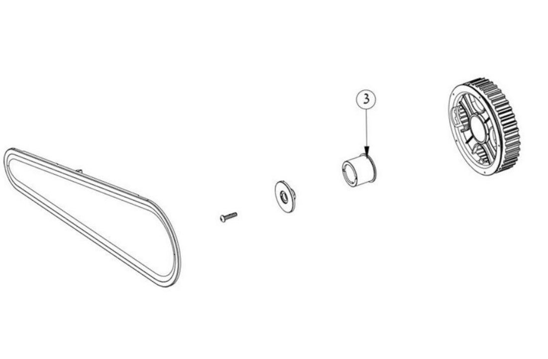 Maytronics Dolphin wiel groot voor Liberty modellen