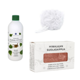 Emendo Sauna verzorging set Eucalyptus en Himalaya