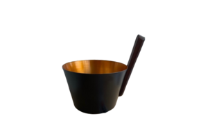 Sauna Emmer 5 Liter - Zwart/ Rosé Goud