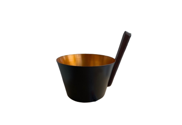 Sauna Emmer 5 Liter - Zwart/ Rosé Goud