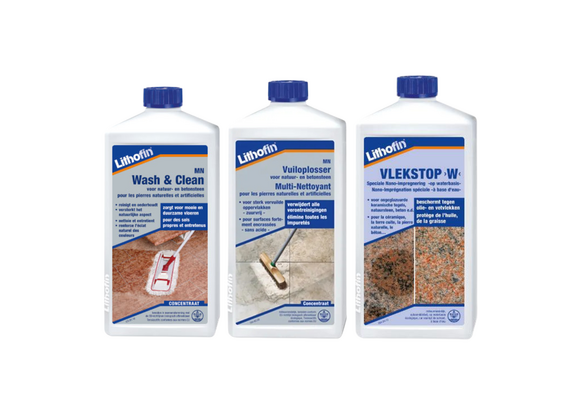 Lithofin Onderhoudsset voor natuursteen