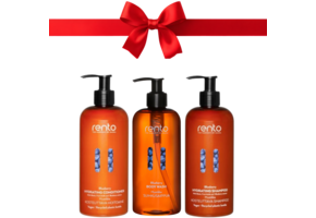 Rento Bosbessen Verzorgingsset – Hydraterende Shampoo, Conditioner & Body Wash