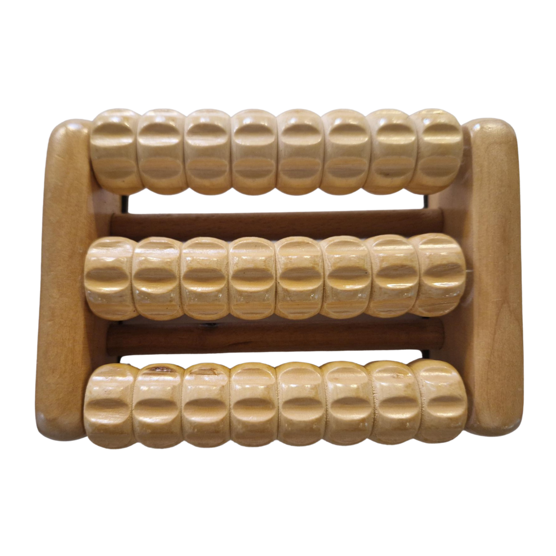 Voetmassagerol Grind - massageroller hout
