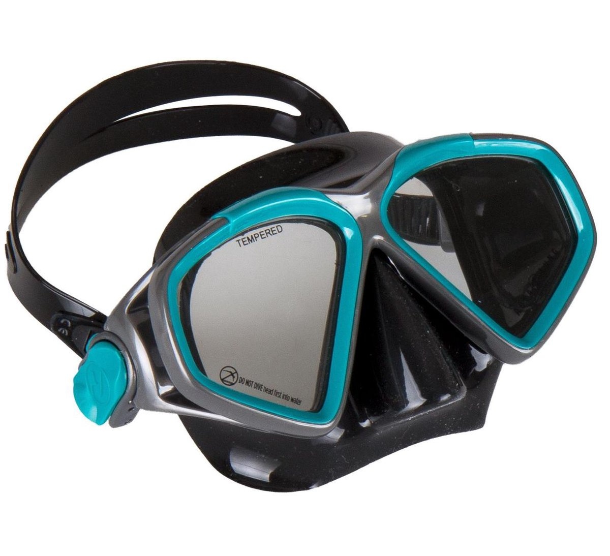 Aqua Lung Sports Hawkeye Travel Set zwart / turkoise