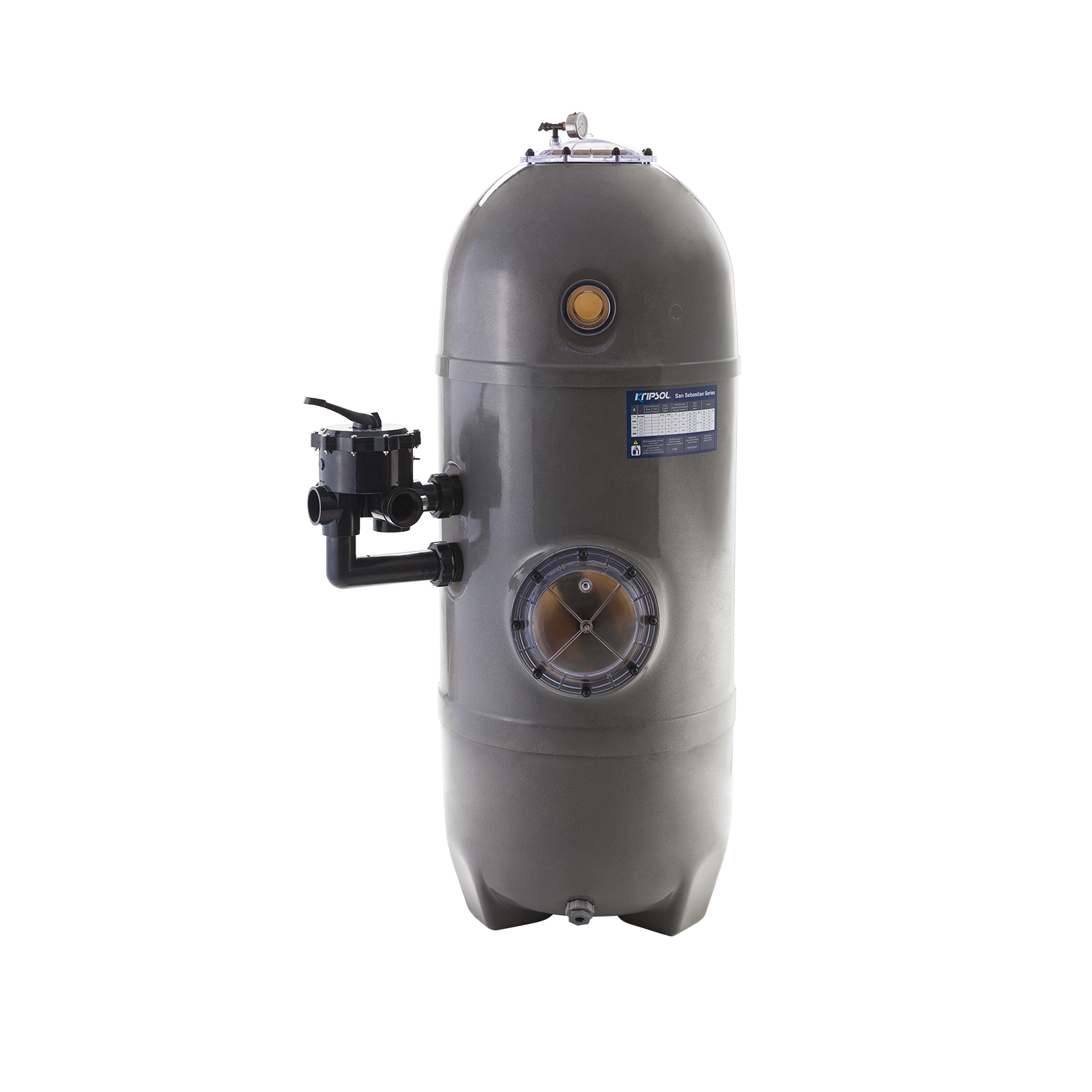 Hayward San Sebastian Side Filter deksel - Side lid transparent Ø300