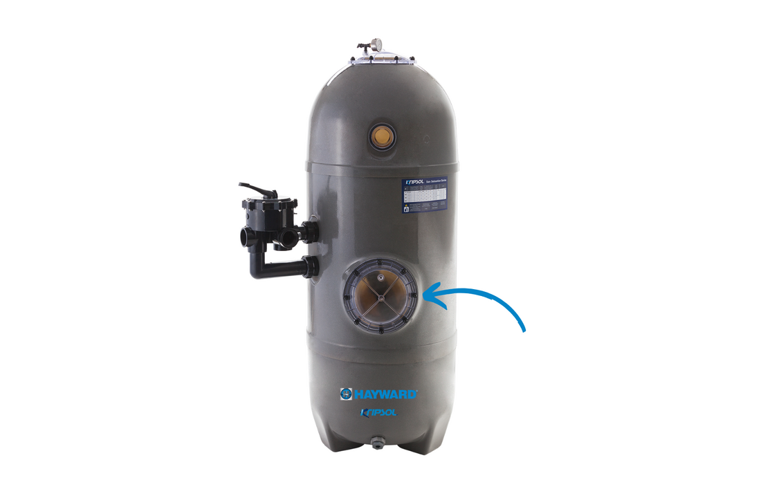 Hayward San Sebastian Side Filter deksel - Side lid transparent Ø300