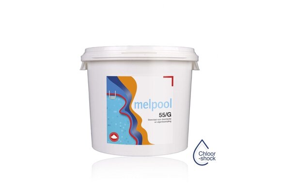 Melpool Chloorgranulaat 63 / 55 chloorshock 5 kg