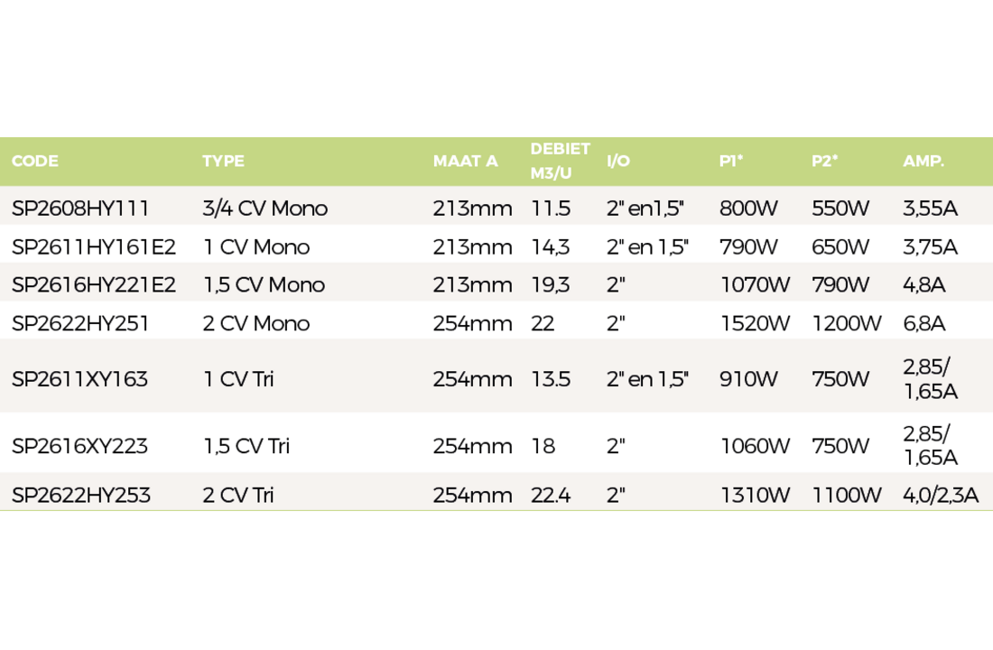 Hayward Super Pump Pro - Diverse Varianten