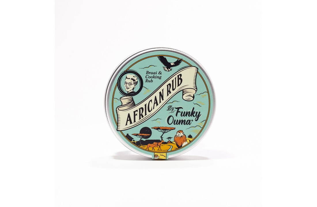 African Spice Barbecue Rub Blik - 185 gr of 55 gr