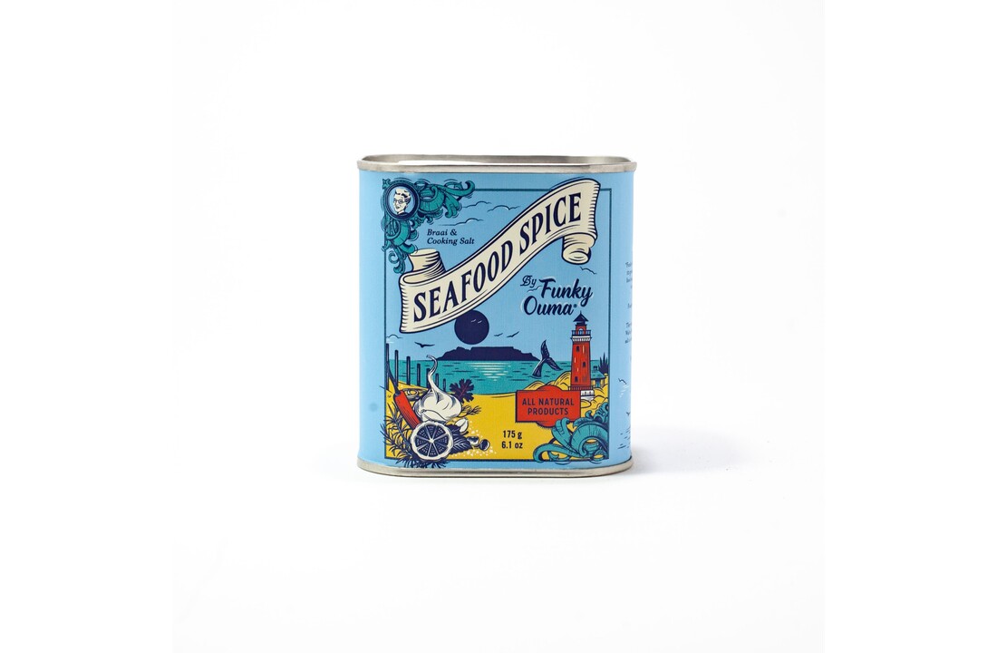 Seafood Spice Zeevruchten Kruiden BBQ Rub in blik - 175 gr