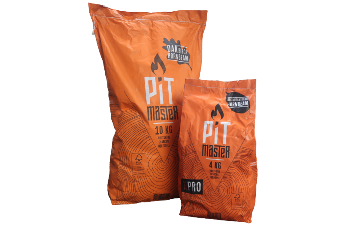 Pitmaster Oak Hornbeam Houtskool - 4 kg