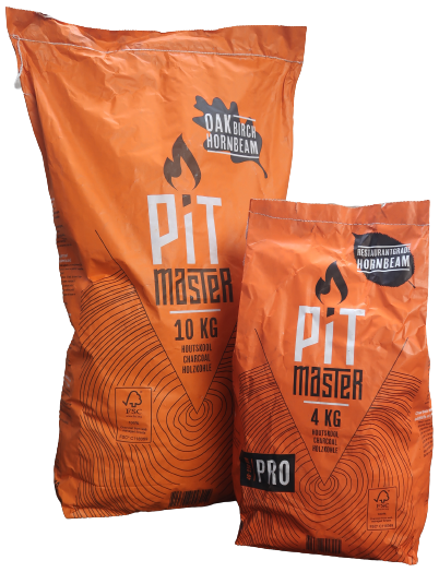 Pitmaster Oak Hornbeam Houtskool - 4 kg