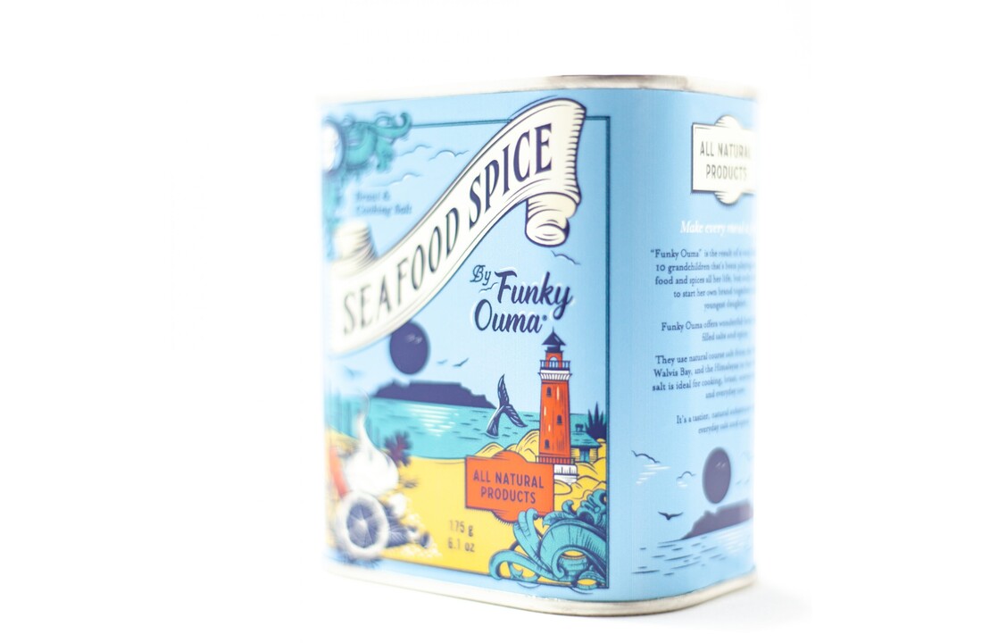 Seafood Spice Zeevruchten Kruiden BBQ Rub in blik - 175 gr