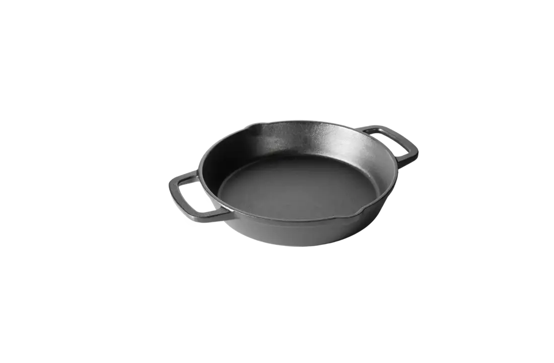 The Windmill gietijzeren skillet 2 handvaten M