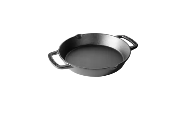 The Windmill gietijzeren skillet 2 handvaten L