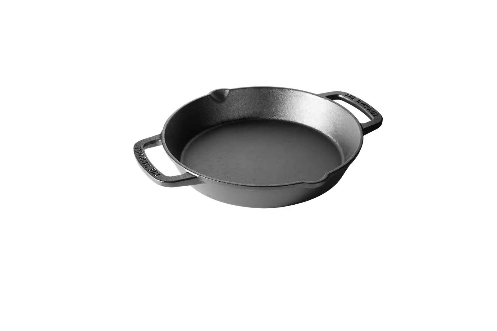 The Windmill gietijzeren skillet 2 handvaten L