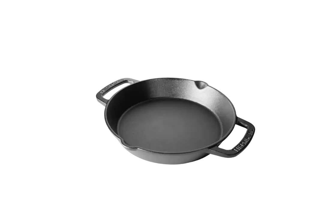 The Windmill gietijzeren skillet 2 handvaten L