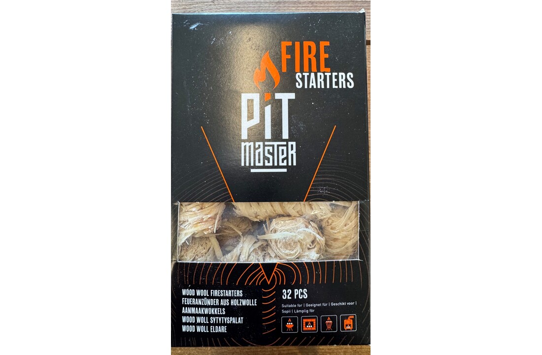 Pitmaster Aanmaakwokkels - Aanmaakblokjes 32 stuks - Eco