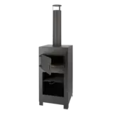 Fancy Flames Terraskachel + pizzaoven zwart