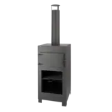 Fancy Flames Terraskachel + pizzaoven zwart