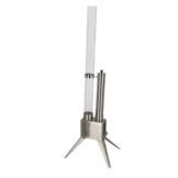 Fancy Flames Houtpellet Terrasheater Zilver