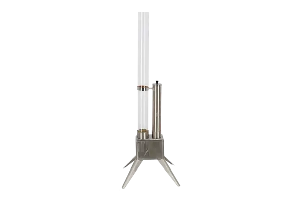 Fancy Flames Houtpellet Terrasheater Zilver