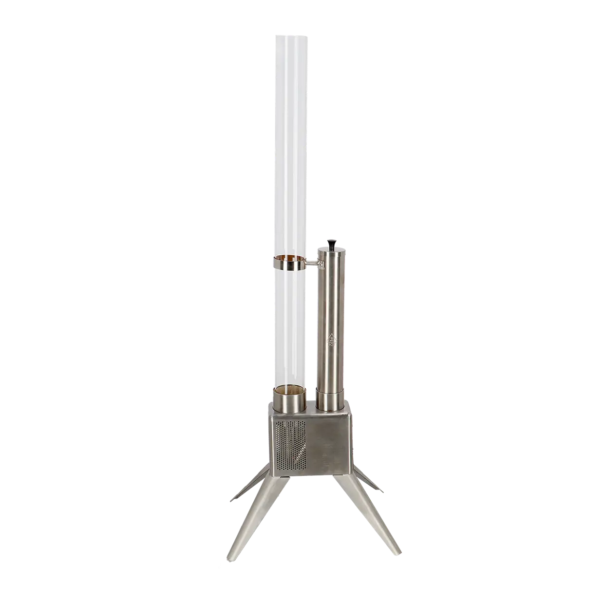 Fancy Flames Houtpellet Terrasheater Zilver