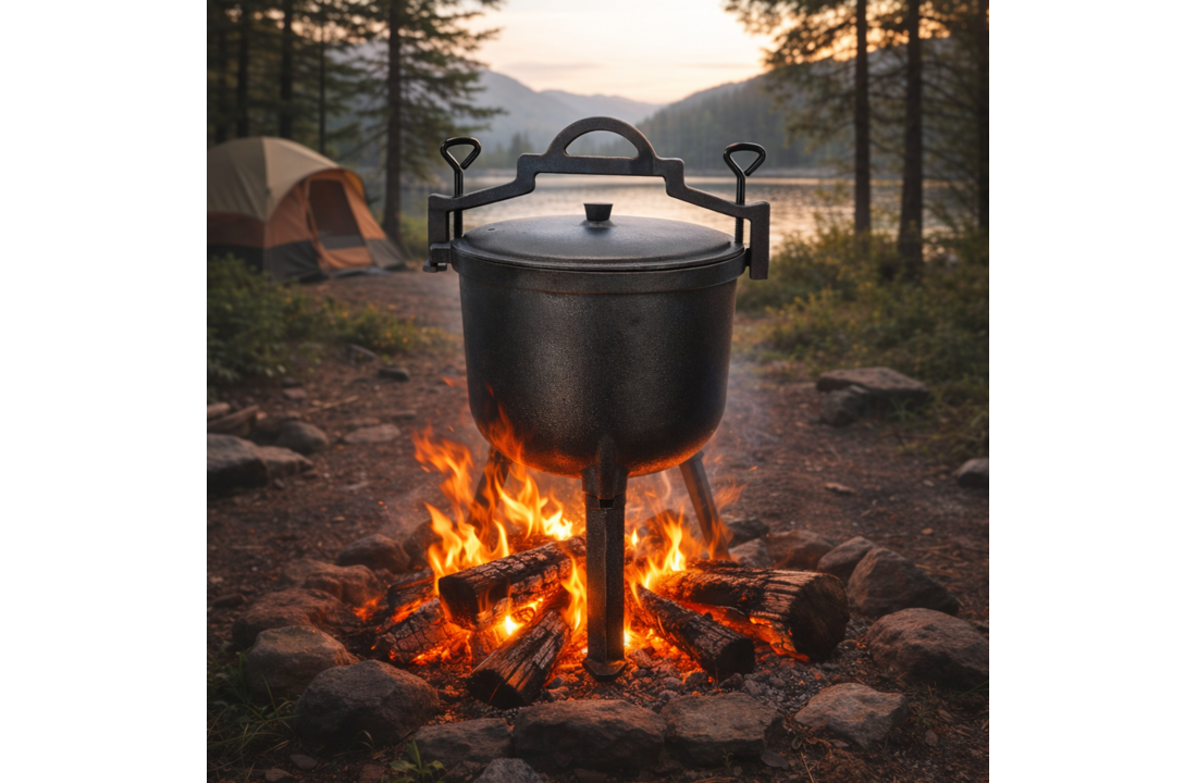 Gietijzer Jachtketel - Kookpot Outdoor - Kamperen - Camping