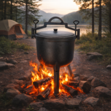 Gietijzer Jachtketel - Kookpot Outdoor - Kamperen - Camping