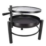 Vuurschaal met barbecue rooster