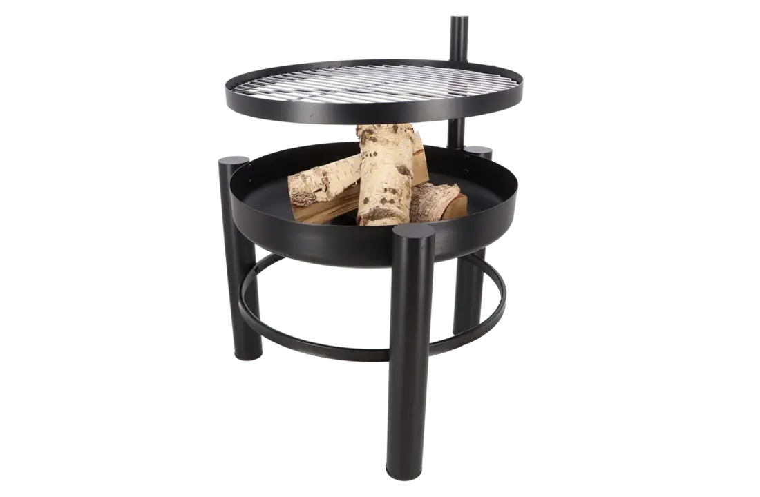 Vuurschaal met barbecue rooster