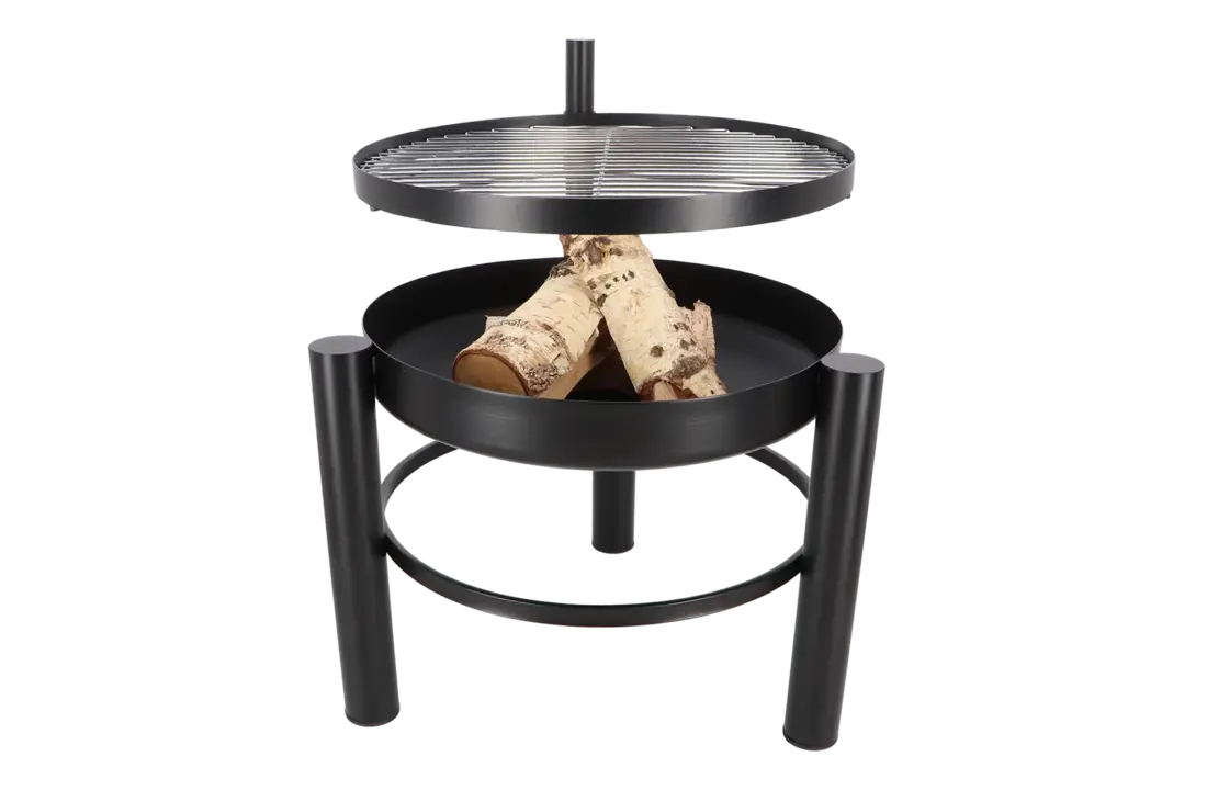 Vuurschaal met barbecue rooster