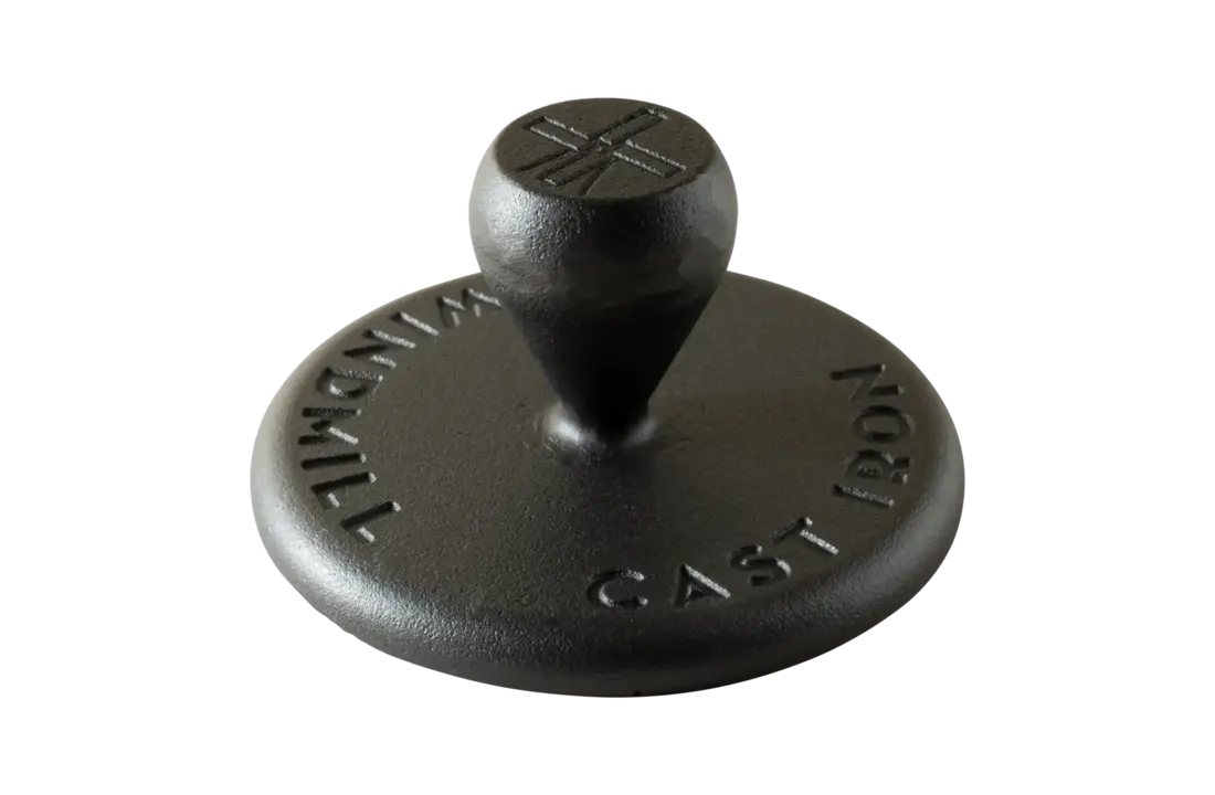 The Windmill gietijzeren smash burger tool