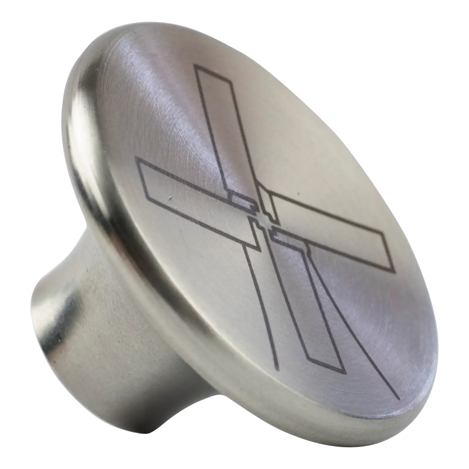 The Windmill dekselknop rvs - L