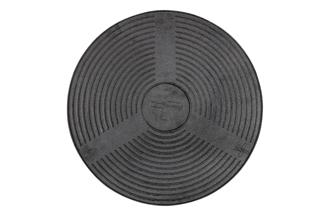 The Windmill gietijzeren plancha