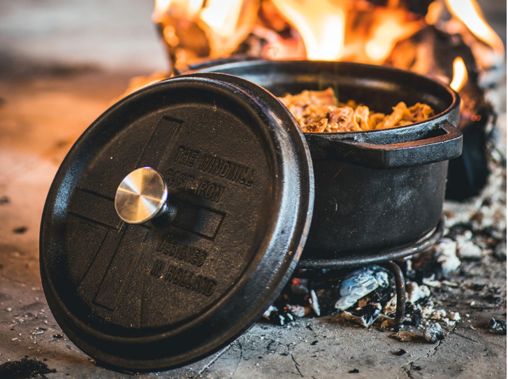 The Windmill dekselknop rvs - L