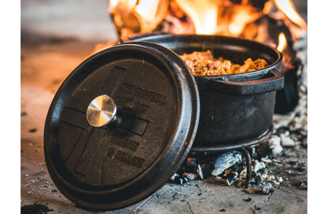 The Windmill dekselknop rvs - S