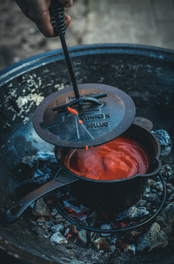The Windmill gietijzeren sauspan