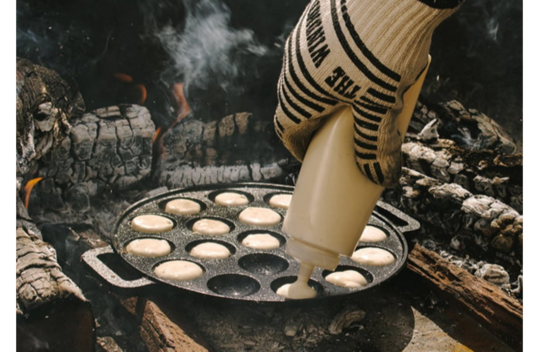 The Windmill gietijzeren poffertjespan