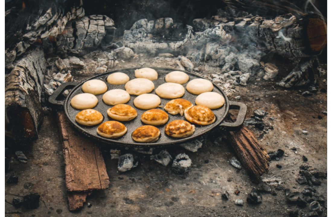 The Windmill gietijzeren poffertjespan