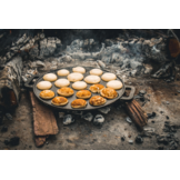 The Windmill gietijzeren poffertjespan
