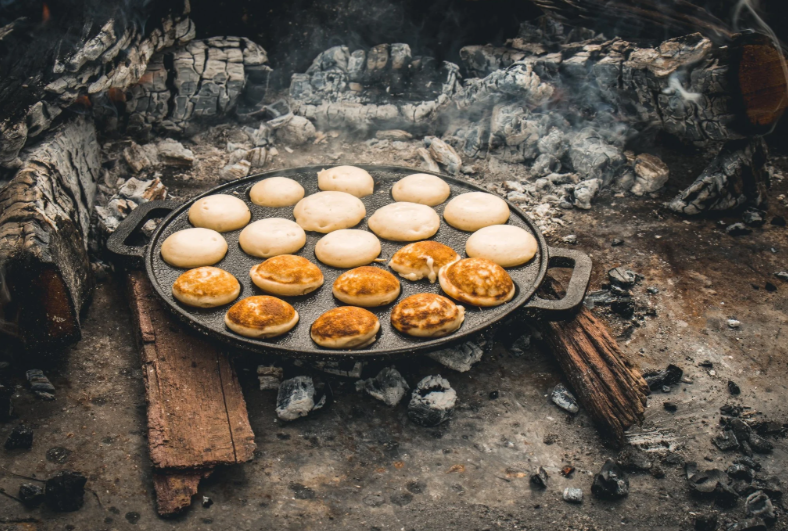 The Windmill gietijzeren poffertjespan