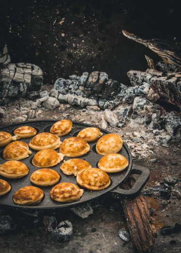 The Windmill gietijzeren poffertjespan